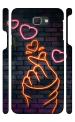 YAPZONE | Designer Back Case Cover for Samsung Galaxy J7 Prime/On 7 | Korean Finger Love |