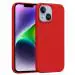 LIRAMARK Liquid Silicone Soft Back Cover Case for Apple iPhone 14 (6.1 inch) (Kadak Red)
