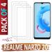 aadia SCREEN GUARD PROTECTOR FOR REALME NARZO 20 (4 PC. PACK)