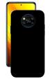 Shagya Poco X3 Pro Black Silicone Back Cover Case (Set Of 2)