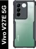KWINE CASE Vivo V27E 5G Black Plastic Back Cover