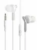 ZEBRONICS Bro in Ear Wired Earphones with Mic, 3.5mm Audio Jack, 10mm Drivers (White)