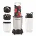 NUTRIPRO Bullet 3 Jar Juicer Mixer Grinder (500 Watts, Silver)