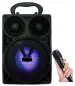 MUSIFY HOT SELLING WS-402 Wireless Speaker Led Disco Light subwoofer Sound System with DJ Light Carry Handle-Travel Speaker Support Bluetooth, FM Radio, USB, Micro SD Card Reader, AUX with [Free Mic] 15 W, 4