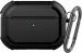 ICREATION Airpods Pro ,Light Weight ,Durable ,Shock Proof & Armor Case With Hook For Hand Black Bumper Case