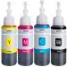 TEQUO Cartridge Inkjet Printer Refill Ink for HP 678, 802, 901, 818, 21, 22, 27, 46, 56, 57, 680, 703, 704, 803, 818, 900 for Canon PG 40, 47, 88, 89, 740, 745, 810, 830 / CL 41, 57, 98, 99, 741, 746, 811, 831 Black + Tri Color Combo Pack Ink Bottle