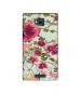 Casotec Flower Design Printed Silicon Soft TPU Back Case Cover for Lava A82