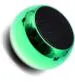 FONE CRAFT Mini Boost 4 Bluetooth Speaker 4D Mini Electroplating Round Steel Speaker - Green - Pack of 1