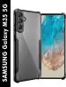 HUPSHY Back Cover for SAMSUNG Galaxy M35 5G, SAMSUNG M35 5G (Black, Shock Proof, Pack of: 1)