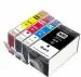 Dubaria Black Plus Tri Color Ink Cartridge Compatible for HP 920 XL (Pack of 4)