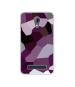 Casotec Purple Mathematical Shape Design Printed Silicon Soft TPU Back Case Cover for Micromax Bharat 2 Plus