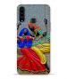 Bhai Cover Samsung Galaxy A20S Multicolor Poly Carbonate 3D Printed Beautiful Colorful Radha Krishna Mobile Phone Back Cover Case