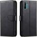 Juberous Flip Cover for Realme C3 | Magnetic Closurer| PU Leather Magnetic Wallet Back Cover Case (Black)