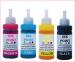 INK POINT Refill for Epson L380 Dye L130, L110, L210, L220, L310, L360 Multicolor Ink Bottle 100 ml pack of 4
