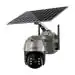 Active Pixel Solar Battery Powered 2MP 1080P SIM Card Supported Wireless Security Camera IP65 Waterproof with PTZ Technology, Two Way Audio Motion Detection and Remote APP (Grey)
