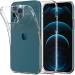 Spigen Crystal Clear TPU Liquid Crystal Back Cover Case For Iphone 12 Pro And 12