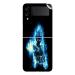 GADGETSWRAP Printed Vinyl Skin Sticker for Samsung Galaxy Z Flip 3 - Power Goku