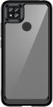 Wellchoice Back Cover for Realme C15, Realme C15 Qualcomm Edition ( Black Transparent ) (Transparent, Flexible, Pack of: 1)