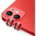 ITians Back Camera Lens Ring Guard Protector for iPhone 12,iPhone 12 Mini,iPhone 11,iPhone 11 Pro Metal Alloy Ring (Pack of: 1) Red