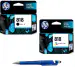 HP 818 Original Ink Cartridge (Black & Colour) (Set of2) With ITGLOBAL 3in1 Multi-Function Pen