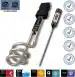 Orbon 1000W Electric Immersion Rod with Thermometer| Water Heater Rod for Bucket