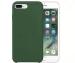 Clickaway Apple Iphone 7 Plus Silicone Textured Premium Rich Look Grip Case Cover (Green)