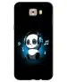 MobiEra Samsung Galaxy C9 Pro Multicolor Musical Headphone Panda Plastic Designer Printed Hard Case Cover