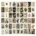 CodersParadise Pack of 54 Aesthetic Vintage Wall Collage Kit Posters - 4 x 6 Inches Poster for Wall Decoration - Wall Art For Bedroom, Office, Living room, Dorm room