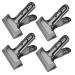 VTS 4-Pack Set Heavy Duty Muslin Spring Clamps Clips 4 1/4 inch for Photo Studio Backdrops Backgrounds Woodworking