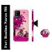 BUDDHU Simple, Love, Heart Printed Hard Back Cover Case with Mobile Holder, Pop holder, Pop socket for Realme Narzo 50i