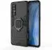 Lenient Oppo Reno 3 Pro Black Plastic and Rubber Shock Proof Back Cover