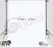 Eloies Professional Background Backdrop Polyester Fabric Wrinkle Proof Backdrop 8ft x 9ft Studio Photography Background (Stand NOT Included) (Heavy-Duty Thick Fabric) (White)