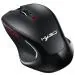 HXSJ Adjustable Black ABS 2.4Ghz Wireless Gaming Mouse - 13 x 8.5 x 5 cm