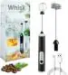 Fredene 100 kW Plastic 2 in 1 Electric Handheld Wireless Blender with Detachable Whisker Shaft, Black
