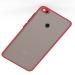 Coverage Xiaomi Redmi 4 Back Cover Smoke Case | Camera Bump Protection Frosted Matte | 360 Degree Shockproof Anti-Drop for Mi Redmi 4 (5.0inch) - Red
