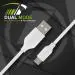 CEDO 1m Long Micro USB Data Cable for Mobile, Smartphone, Power Bank, Headphone, Earbuds | Fast Charging 3.1Amps (White)