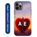 Voleano back cover for Apple Iphone 12,Iphone 12Pro, A, Love, E, letter, A, E alphabet, A, E word, A, E name, cases cover
