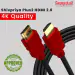 Shivpriya Cables Pvt. Ltd. CABLES HDMI Cable 2.0 4K High-Speed 60Hzs HDMI Cord 18Gbps with Ethernet Support 4K 60Hz, Compatible with UHD TV, Monitor, Computer, Xbox 360, PS5 PS4, Blu-ray, and More 1.5 Meter (5)FT