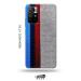 Tweakymod Printed Leather Strips Back Cover For Redmi Note 11T 5G