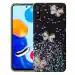 ZORZO Redmi 9A, 9i Back Case Cover for Girls | Sparkle Glitter | Stylish | Designer | for Ladies Women Back Case Cover for Redmi 9A, 9i - Black