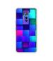 Casotec Blocks Rainbow 3D Graphics Design Printed Silicon Soft TPU Back Case Cover Tecno Phantom X 4G