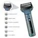 Pick Ur Needs Professional Shaver 3 In 1 Beard, Nose and Ear Trimmer Rechargeable Shaver For Men (Grey)