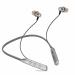 TEMPT Rapid Bluetooth Neckband with OxyAcoustics Technology, 22 Hours Playback, 10mm Rich Bass Drivers, IPX4, Micro USB Port, Voice Assistant, BT v5.0, Wireless in-Ear Earphones with Mic (Grey)