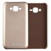Tarkan Gold Leather Back Cover For Samsung Galaxy J7