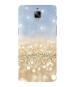 Bhai Cover Oneplus 3T Gold Polycarbonate Shiney Glitter Design Mobile Back Case Cover