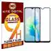 Kite Digital Vivo V23E (5G) Back Screen Protective Film Carbon Fiber Skin Transparent Sticker + [Black] Tempered Glass Screen Protector with Edge to Edge Coverage