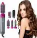 KSBOY 5 In 1 Hot Air Styler Hair Dryer Comb Multifunctional Styling Tool For Curly Hair Machine For Straightening Curling Drying Combing Scalp Massage Styling, 1000 Watt