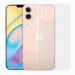 Kite Digital iPhone 12 Mini Back Screen Protective Film Carbon Fiber Skin Transparent Screen Guard Sticker