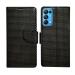 A D Enterprises Net Black Flip Cover for Oppo Reno 5 Pro | Magnetic Case | Shock Absorbent | Flip Cover Oppo Reno 5 Pro