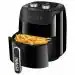 INALSA, Gourmia, 1400W, 4.2L, Air Fryer|2 Year Warranty|Air Crisp Technology|Timer Selection and Full Temperature Control, Black